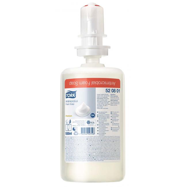 Penové mydlo TORK antimikrobionálne 1l číre S4