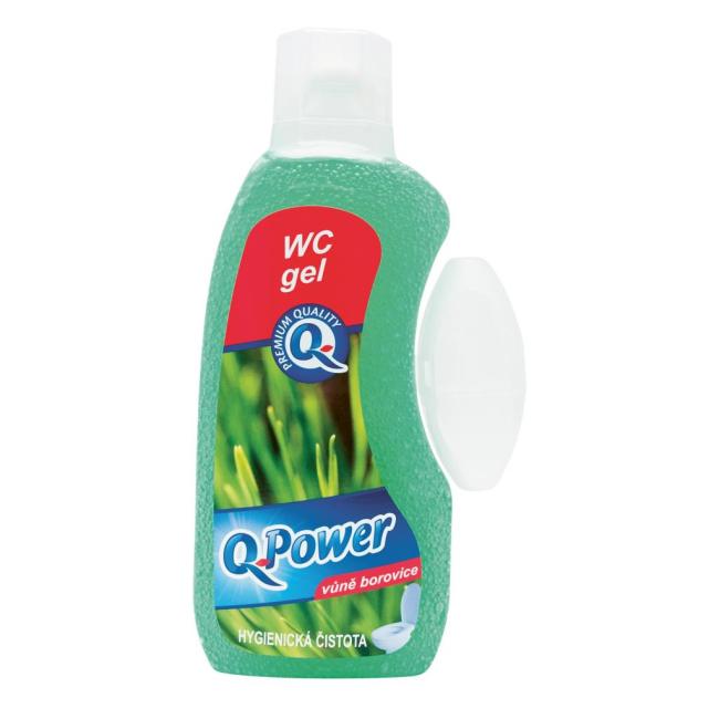 Q-Power WC závesný gél 400ml Borovica