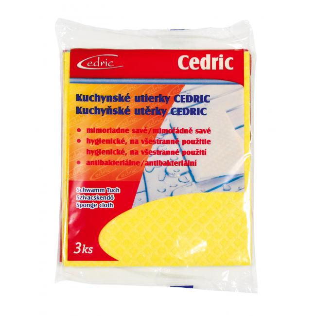 Kuchynská utierka z viskózy Cedric antibakteriálna 3ks