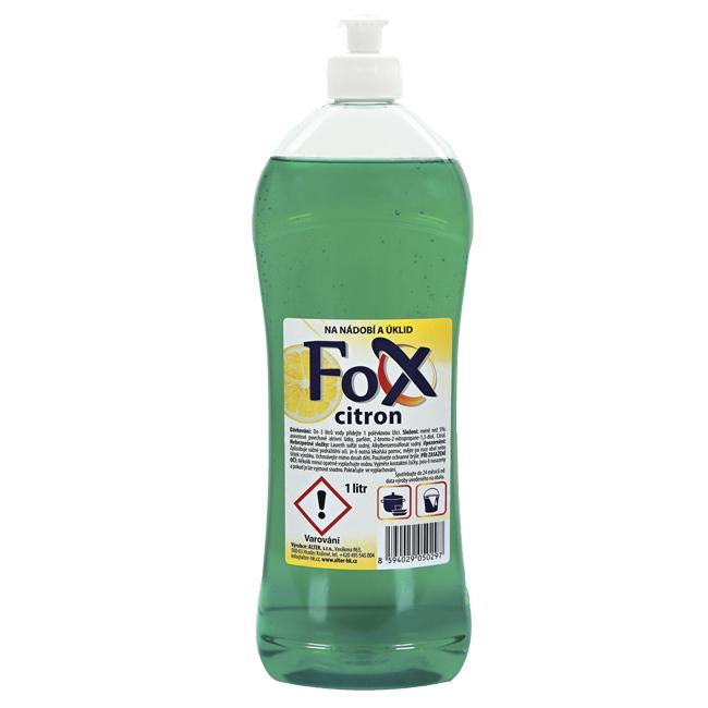 Čistiaci prostriedok na riad Fox citrón 1l