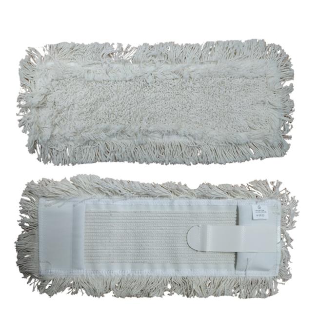 Mop 50 cm smyčka + prestrih Klaro - biely jazyk