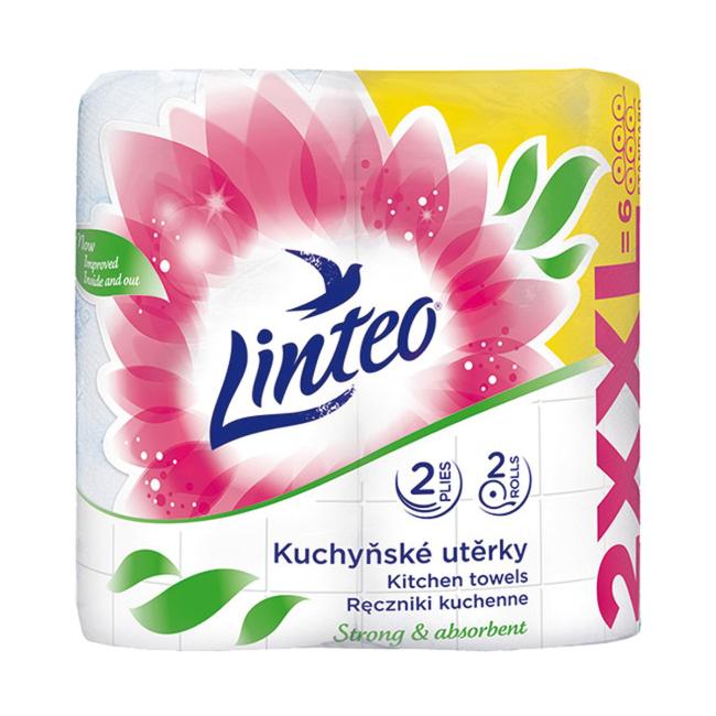 Kuchynské utierky 2-vrstvové Linteo Satin XXL, 2x30m, 2ks