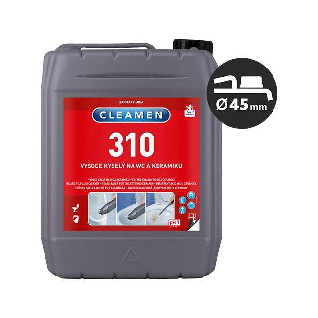 CLEAMEN 310 Gélový čistič WC a keramiky 5 l