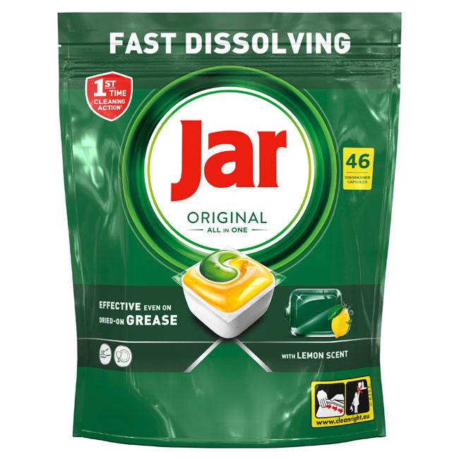 JAR tablety do umývačky riadu Original Yellow 46 ks