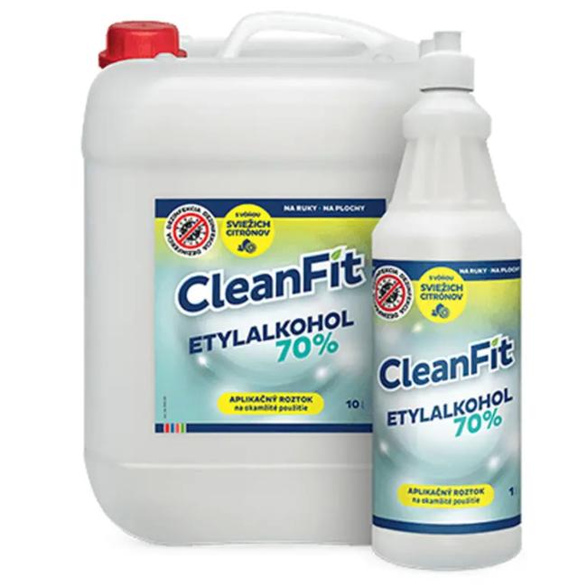 CleanFit dezinfekčný roztok Etylalkohol 70% citrus 10l