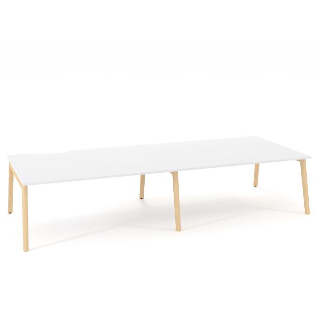Pracovné stoly Bench ALFA ROOT 360x160cm, biely