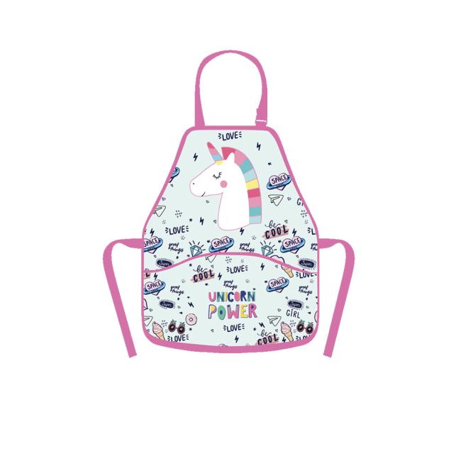 Detská zástera Karton PP 15x25x1,5cm Unicorn iconic