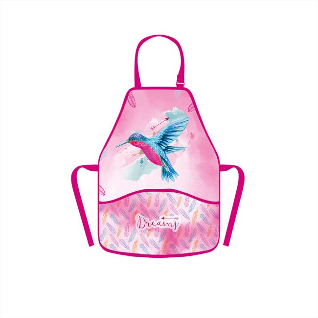 Detská zástera Karton PP 15x25x1,5cm Kolibrík