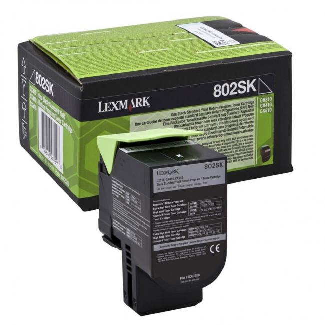 Toner Lexmark 802SK black (2.500 str.)