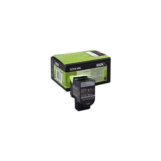 Toner Lexmark 802K black (1.000 str.)