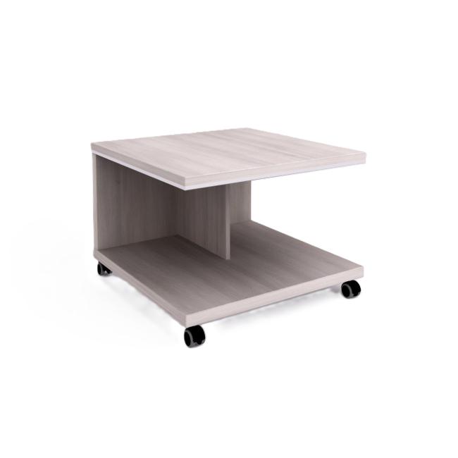Konferenčný stolík mobilný Lenza Wels, 70x50x70cm, agát svetlý