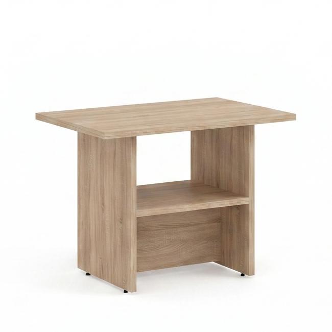 Konferenčný stôl BASIC, 80x60x54,7cm, dub Sonoma