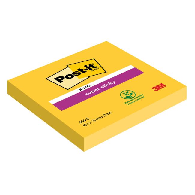 Samolepiaci bloček Post-it Super Sticky 76x76 narcisovo žltý