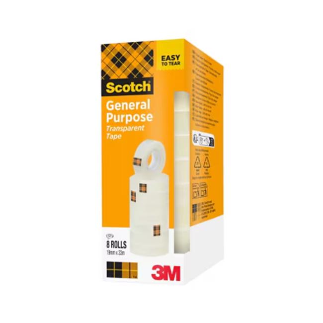 Lepiaca páska Scotch 508 19mm x 33m 8ks