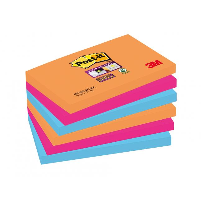 Bločky Post-it® Super Sticky _Bangkok_ 127x76mm