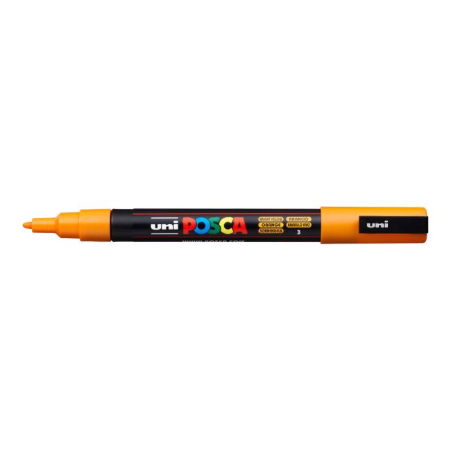 Popisovač uni POSCA PC-3M jasne žltý