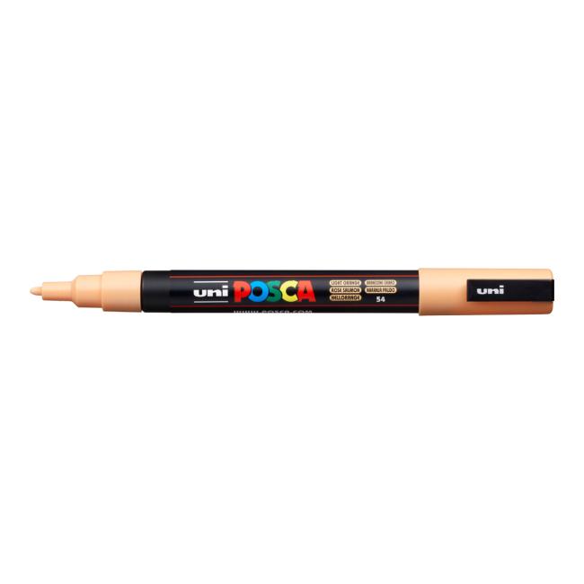 Popisovač uni POSCA PC-3M svetlooranžový