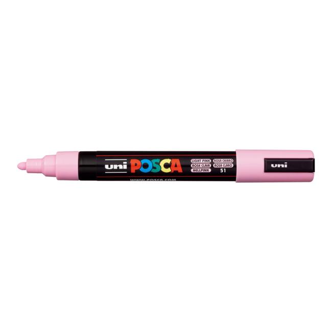Popisovač uni POSCA PC-5M svetloružový