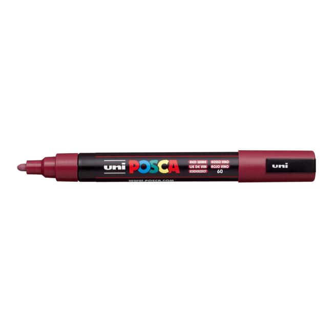 Popisovač uni POSCA PC-5M bordový