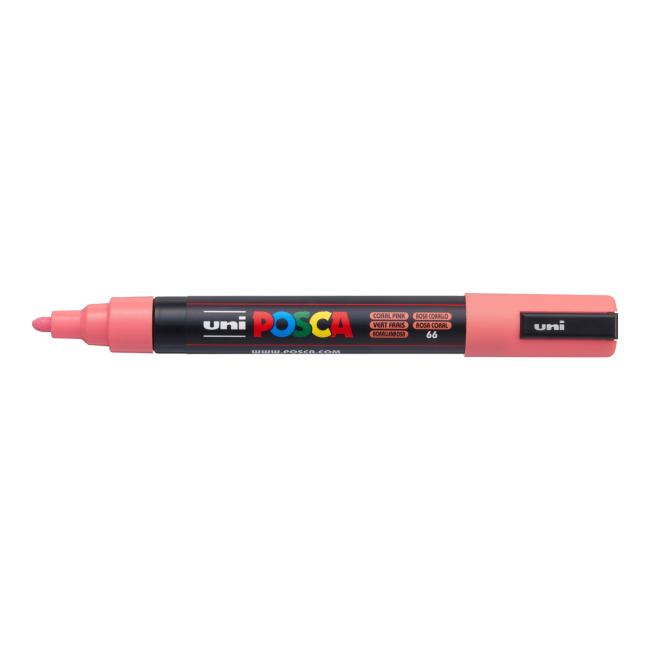 Popisovač uni POSCA PC-5M koralovoružový