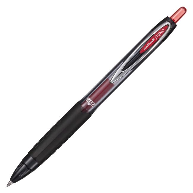 Roller gélový uni Signo UMN-207E červený, 0,7 mm