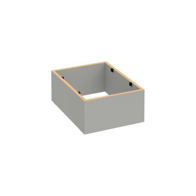 Sokel pod kontajner Hobis, sivý/sivý