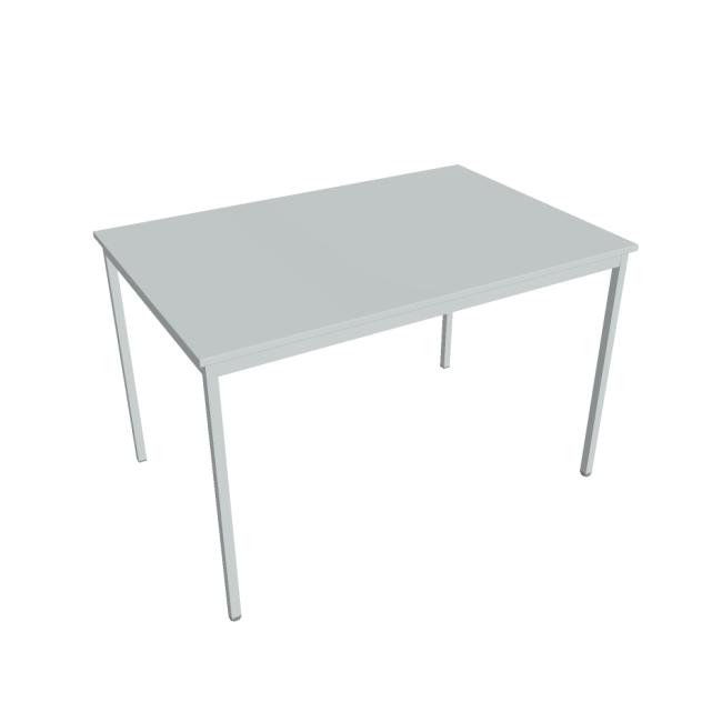 Jedálenský stôl Hobis, 120x75x80 cm, sivý