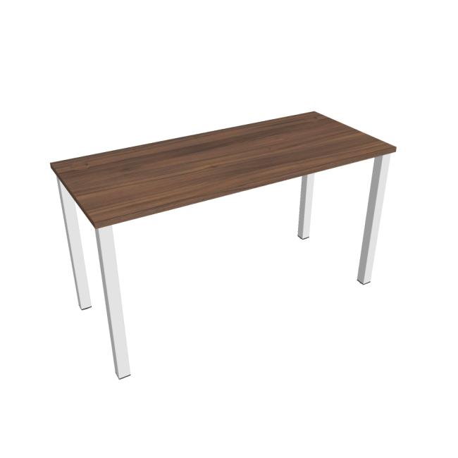 Pracovný stôl Uni, 140x75,5x60 cm, orech/biela