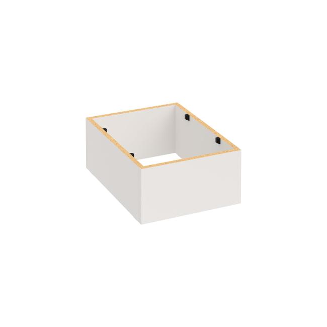 Sokel pod kontajner Hobis, biely/biely