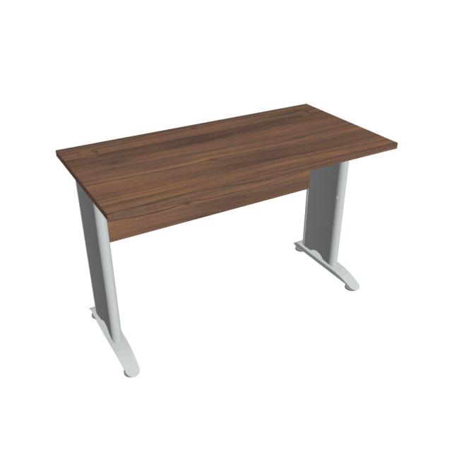 Pracovný stôl Cross, 120x75,5x60 cm, orech/kov