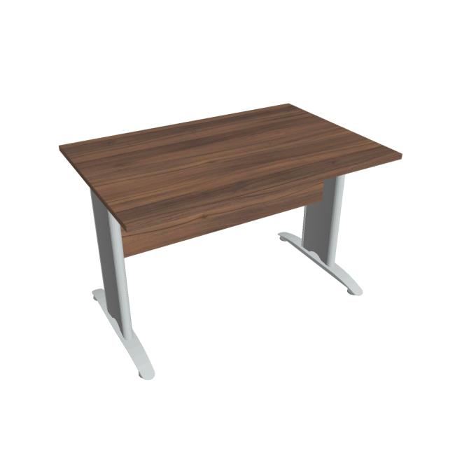 Rokovací stôl Cross, 120x75,5x80 cm, orech/kov