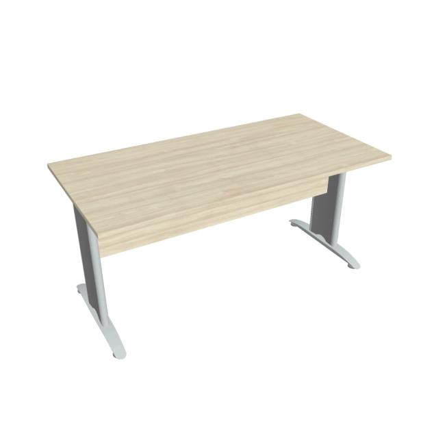 Rokovací stôl Cross, 160x75,5x80 cm, agát/kov