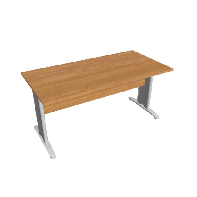 Rokovací stôl Cross, 160x75,5x80 cm, jelša/kov