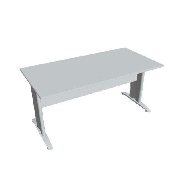 Rokovací stôl Cross, 160x75,5x80 cm, sivý/kov