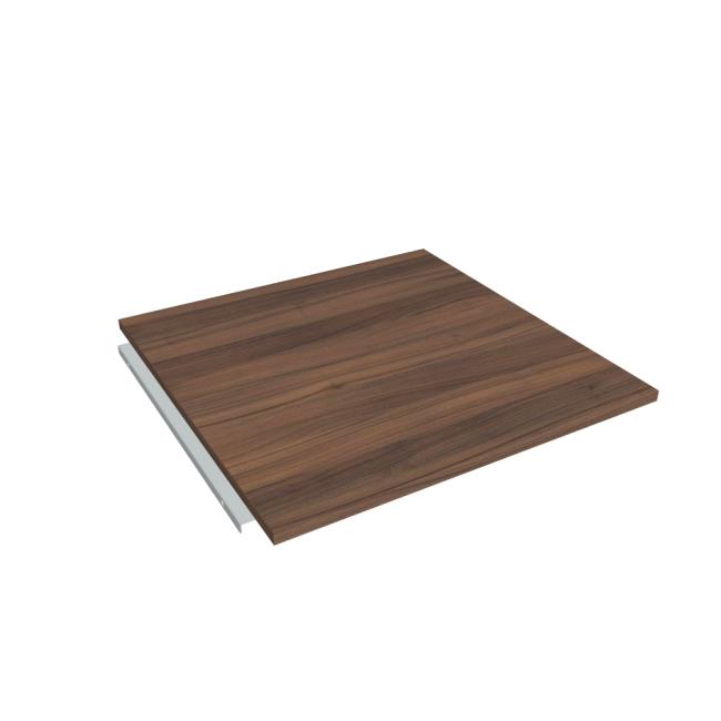 Doplnkový stôl Cross, 80x80 cm, orech