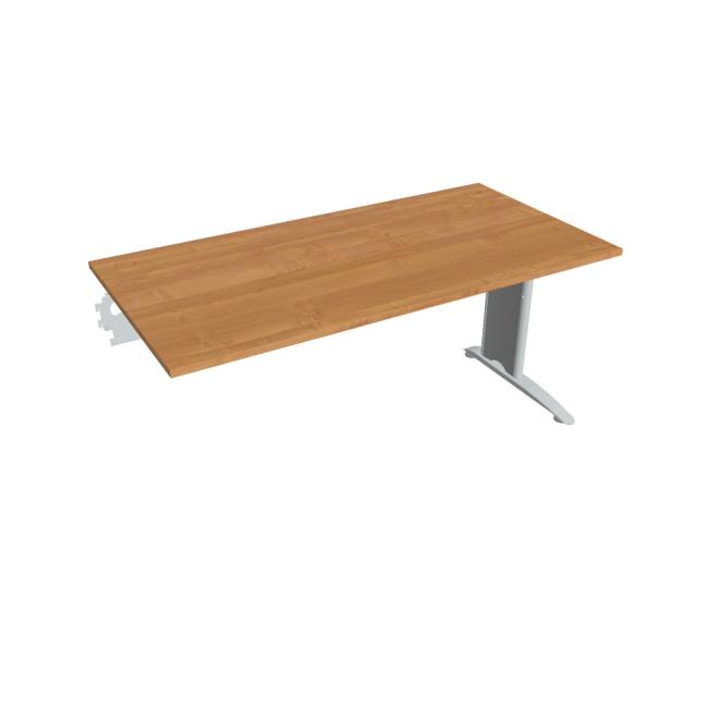 Pracovný stôl Flex, 160x75,5x80 cm, jelša/kov