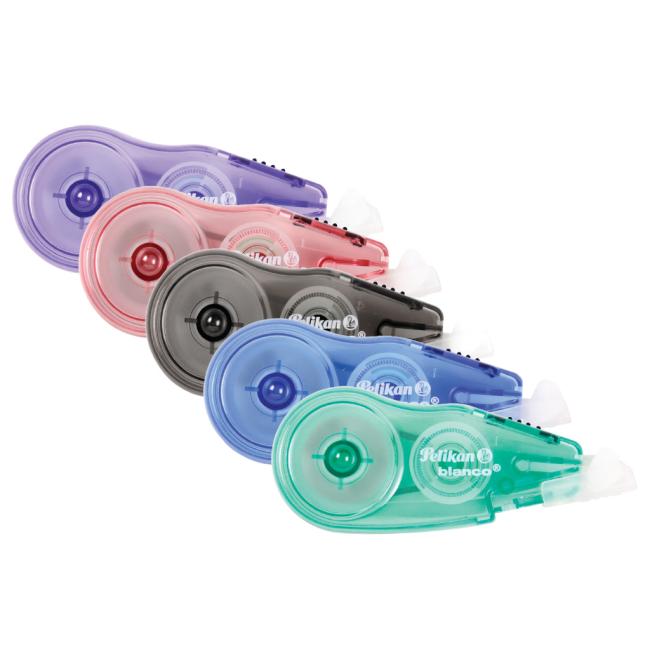Korekčný roller Pelikan Fancy 5mm x 8m mix troch farieb