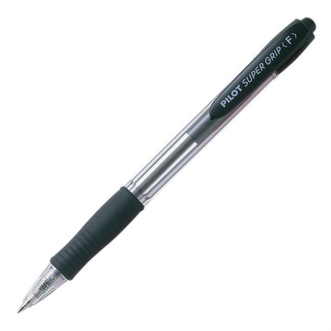 Guličkové pero PILOT Super Grip čierne