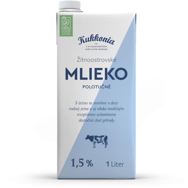 Trvanlivé mlieko Boni polotučné 1 liter