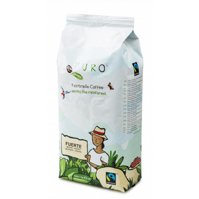 Káva Fairtrade Puro Fuerte zrnková 1kg