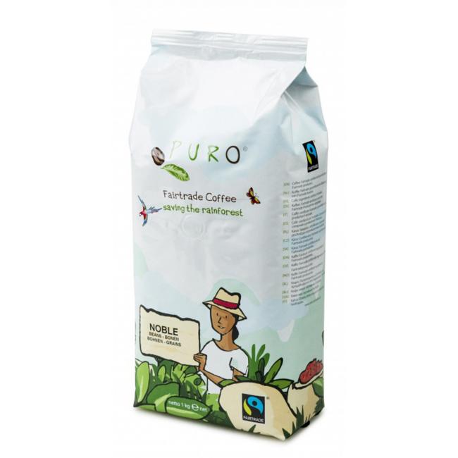 Káva Fairtrade Puro Noble zrnková 1kg