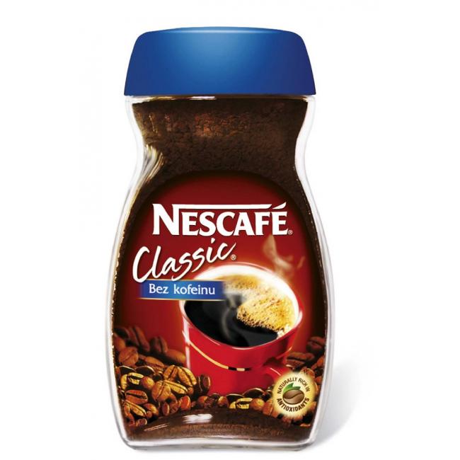 Nescafé Classic bez kofeínu 100g