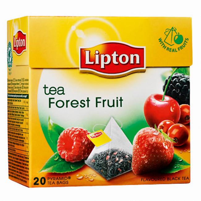 Čaj Lipton čierny Forest Fruit pyramídy 34 g
