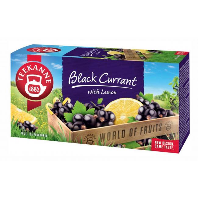 Čaj TEEKANNE ovocný Black Currant with lemon 50g