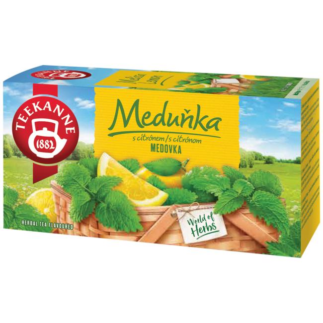 Čaj TEEKANNE bylinný Medovka/citrón HB 20 x 1,5 g