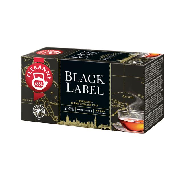 Čaj TEEKANNE čierny Black label HB 20 x 2g