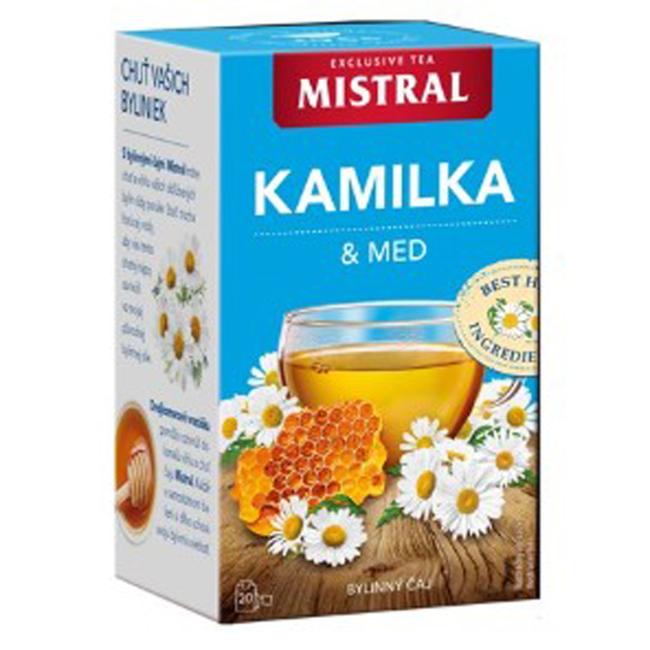 Čaj MISTRAL bylinný kamilka, med HB 30 g