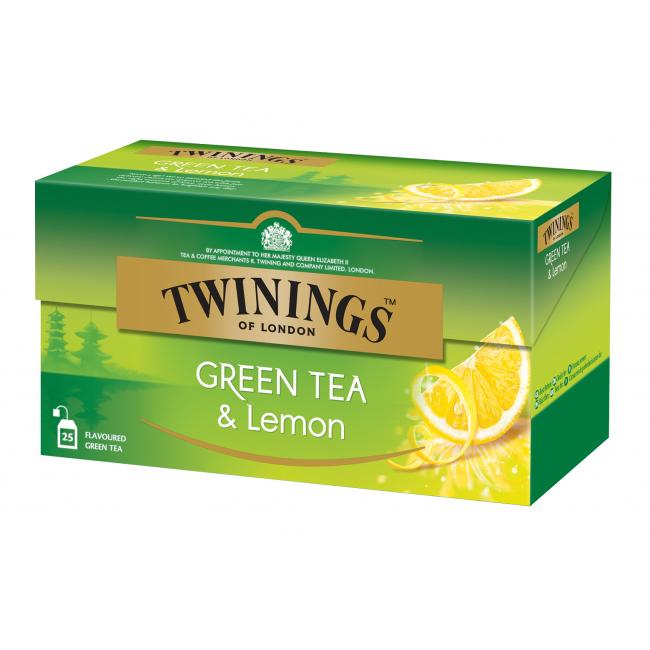Čaj Twinings zelený & Lemon HB 25 x 5g