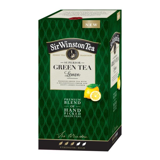 Čaj SIR WINSTON Green Tea Lemon HB 20 x 1,75g