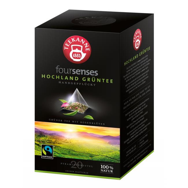 Čaj TEEKANNE FOURSENSES Hochland Grüntee Fairtrade 40g